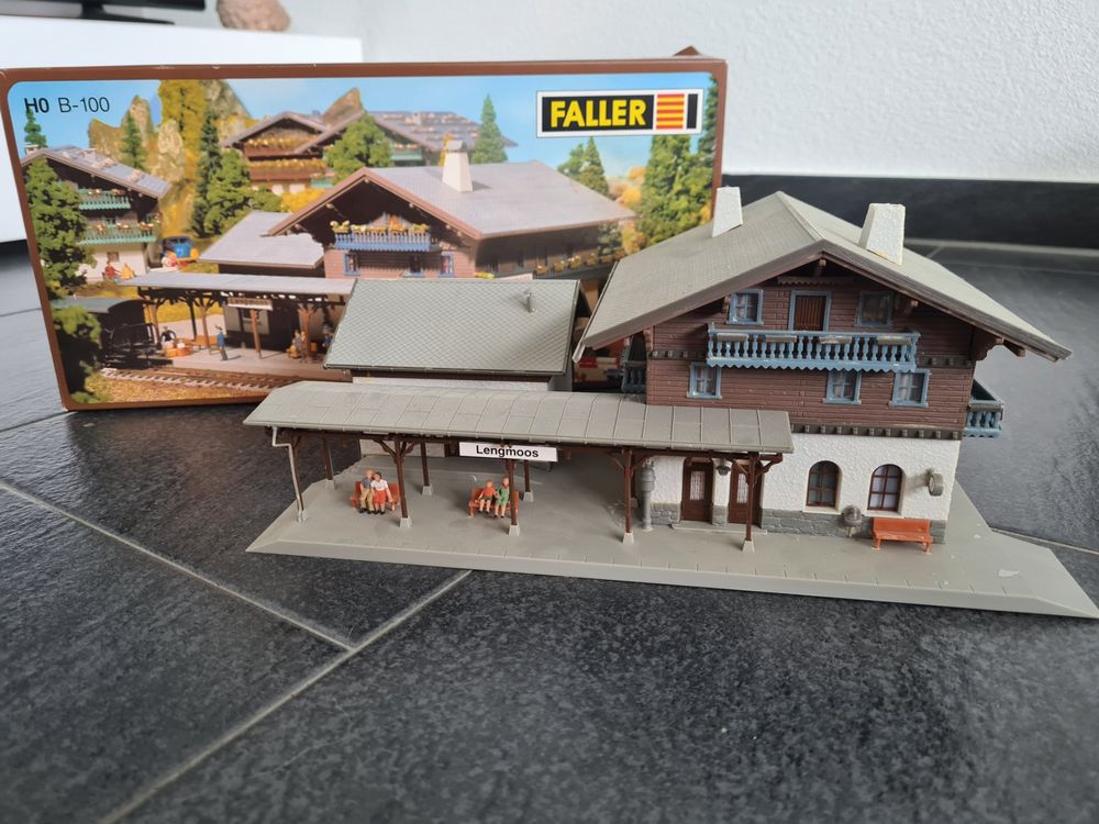Faller B-92 h0 Gare de Campagne 1:87 Made in Germany Vintage