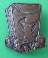 Basler Fasnachtsplakette Kupfer 1936