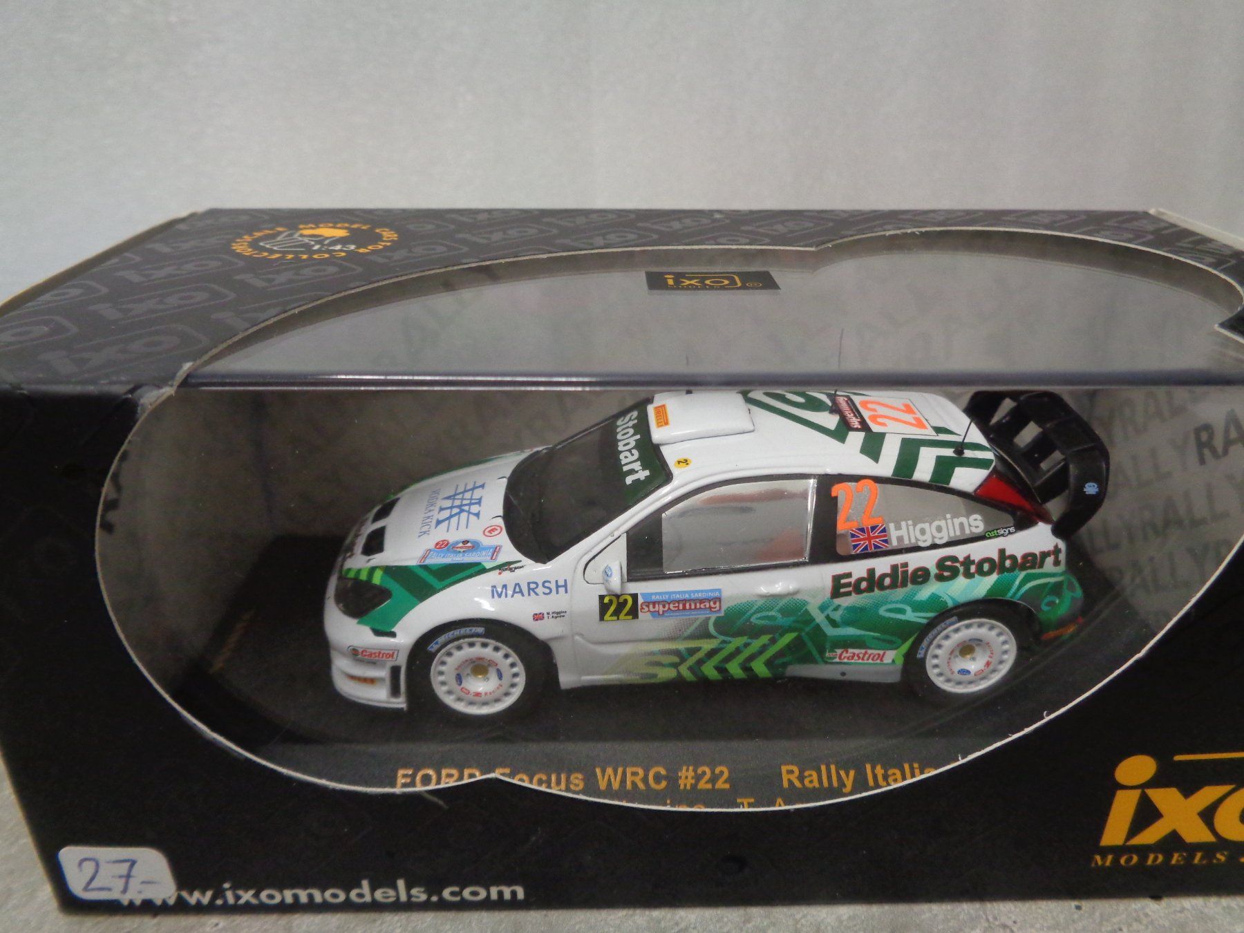 Ford Modellini d'auto: Ixo 1:43 Ford Focus WRC Rallye – Nuovo e nell'imballaggio originale da Reconvilier venduto da rallycar