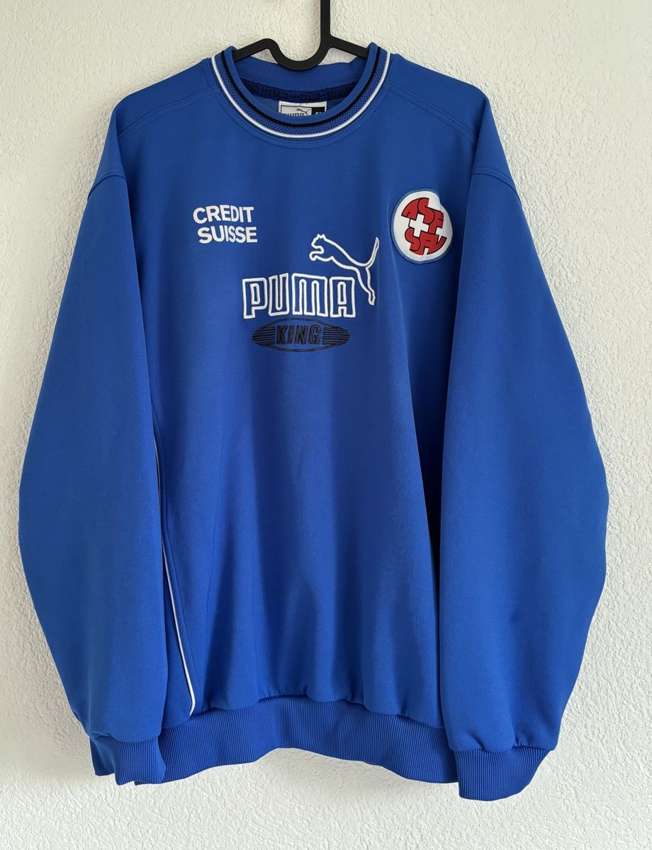 Pullover & Sweatshirts: Schweizer Nationalmannschaft Nati Training Pullover Trikot – Gebraucht aus Münchenstein von Casstore