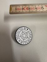 Witchcraft Pin Pentagram Anstecker Brosche NEU