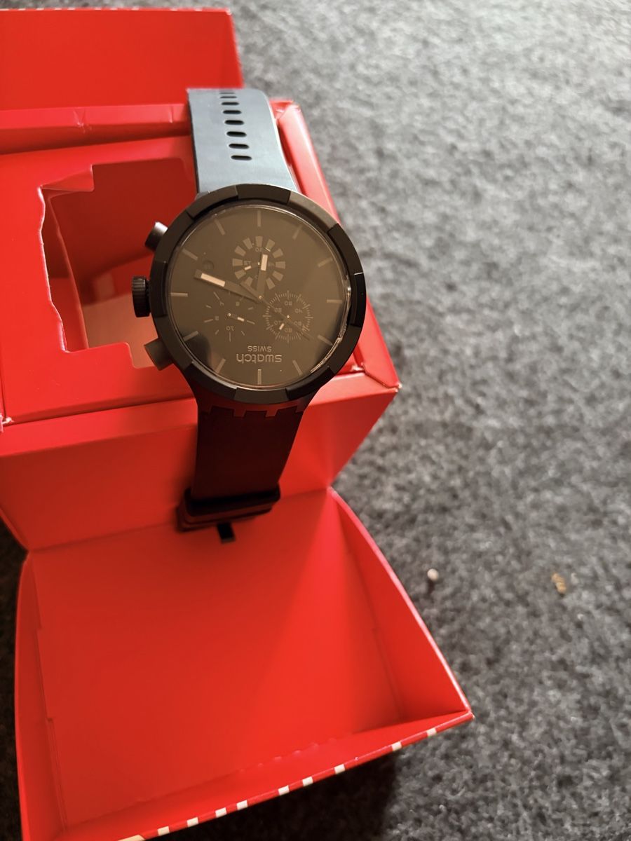 Swatch Orologi: Swatch BIG BOLD "Checkpoint Black" Chronograph – Usato da Kriens venduto da Waqas.naseer 4