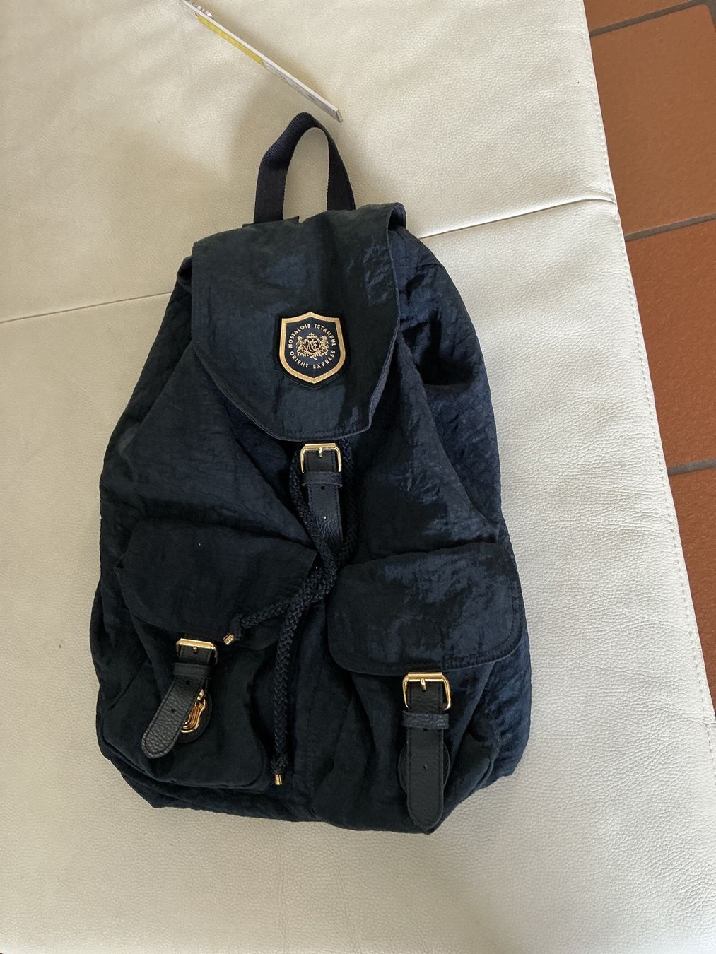 Zaini: Rucksack Orient Express Nostalgie dunkel blau – Usato da Wettingen venduto da Andres54