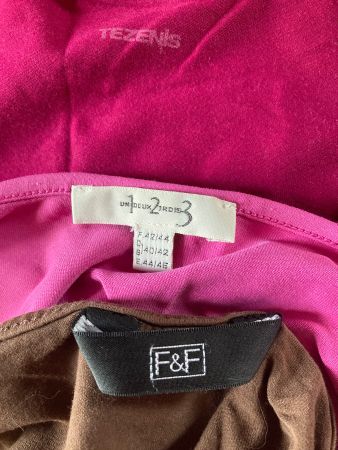 3 tops débardeurs colorés, comme neufs