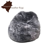 Pouf en peau de mouton-Lammfell Sitzsack