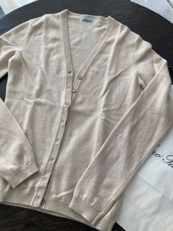 MALO CARDIGAN GR. XS/S, 100% KASCHMIR, MIT LORO PIANA BAG