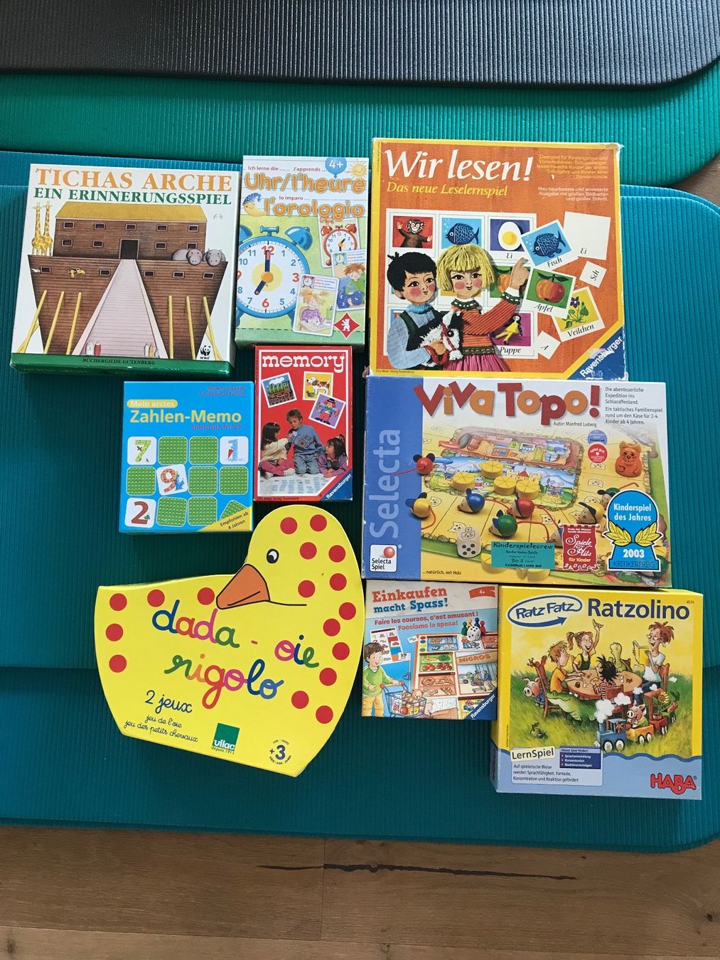 Haba Spiele: 9 Spiele ab 4 Jahre – Gebraucht aus Affoltern am Albis von variablend