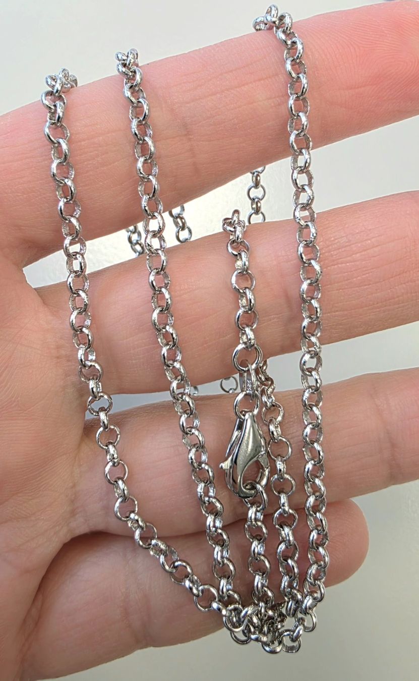 Catenine: Erbsen Halskette 45 cm Silber 925 – Nuovo (secondo la descrizione) da Madetswil venduto da triforuz 2