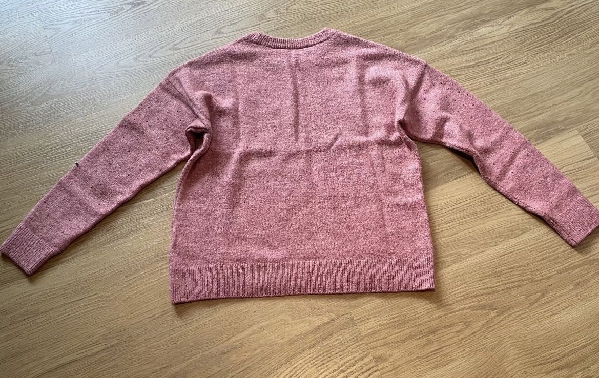 C&A Maglioni & Felpe: C&A Glitzerpullover, Gr. S, rose & grau – Usato da Baden venduto da Tiffany6878 4