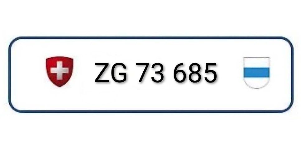 Insegne: Autokennzeichen ZG73685 – Usato da Rotkreuz venduto da Smith2000