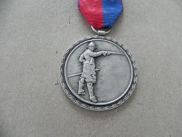 Medaille Schützenfest Schützen Pistole 20 Gramm ca. Jg.1950