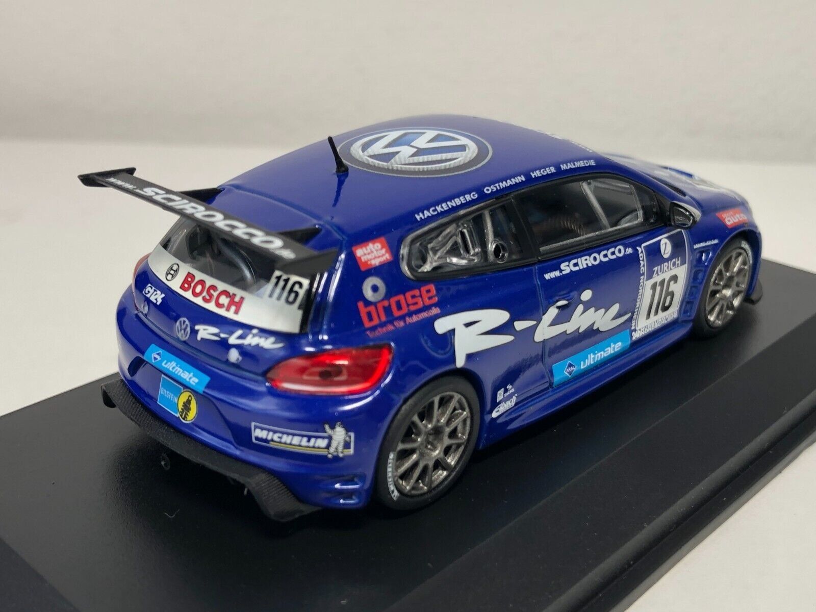 Volkswagen Modellini d'auto: VW Scirocco GT24h Nürburgring – Nuovo e nell'imballaggio originale da Flawil venduto da Imperiosud 1