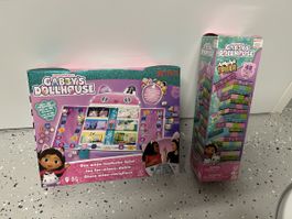 Gabby's Dollhouse Spiele Set Brettspiel + Turm