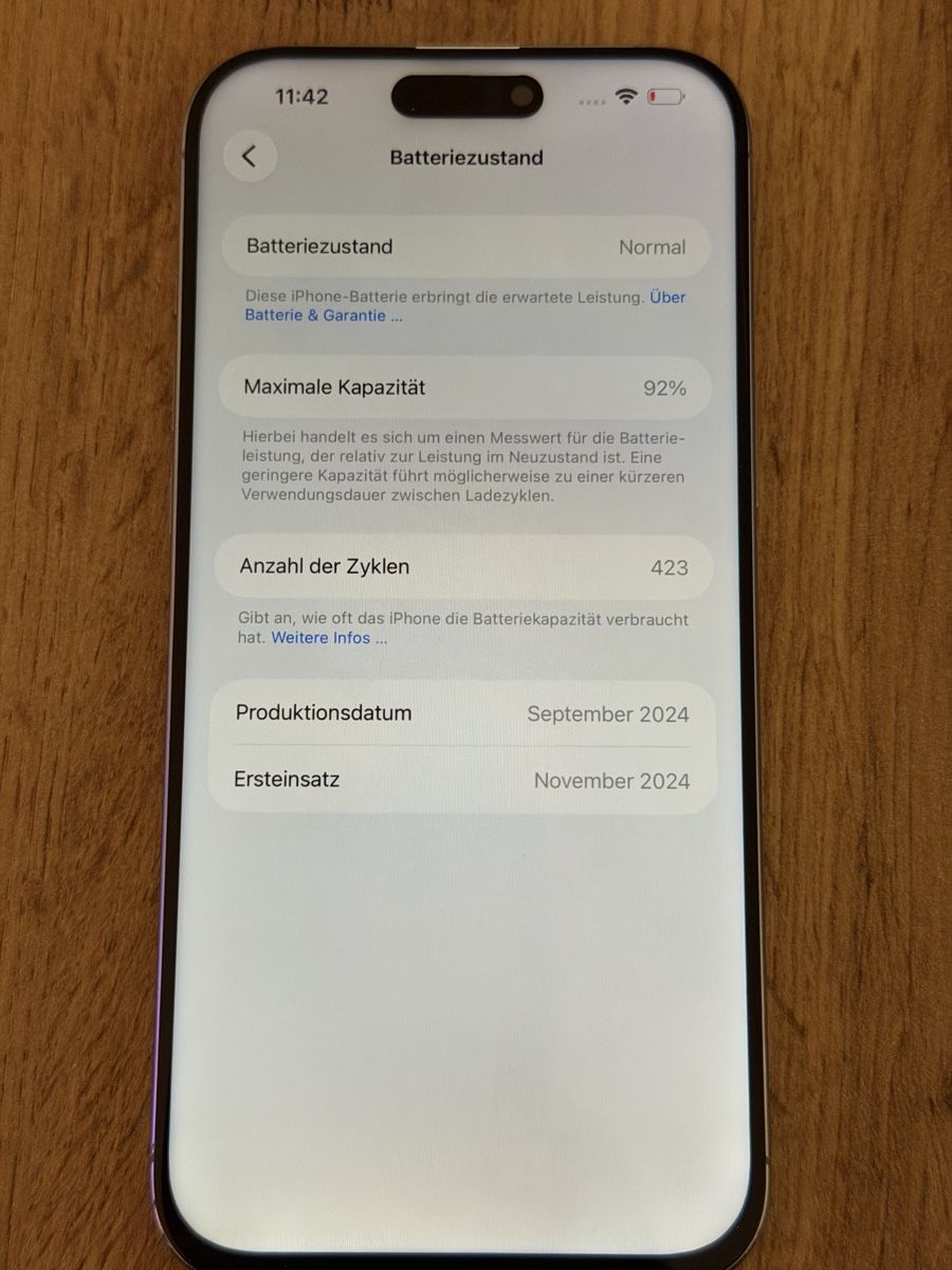 Apple Handys / Smartphones: iPhone 16 Pro Max, Natural Titanium, 256GB – Gebraucht aus Zürich von Salvatore1999 8