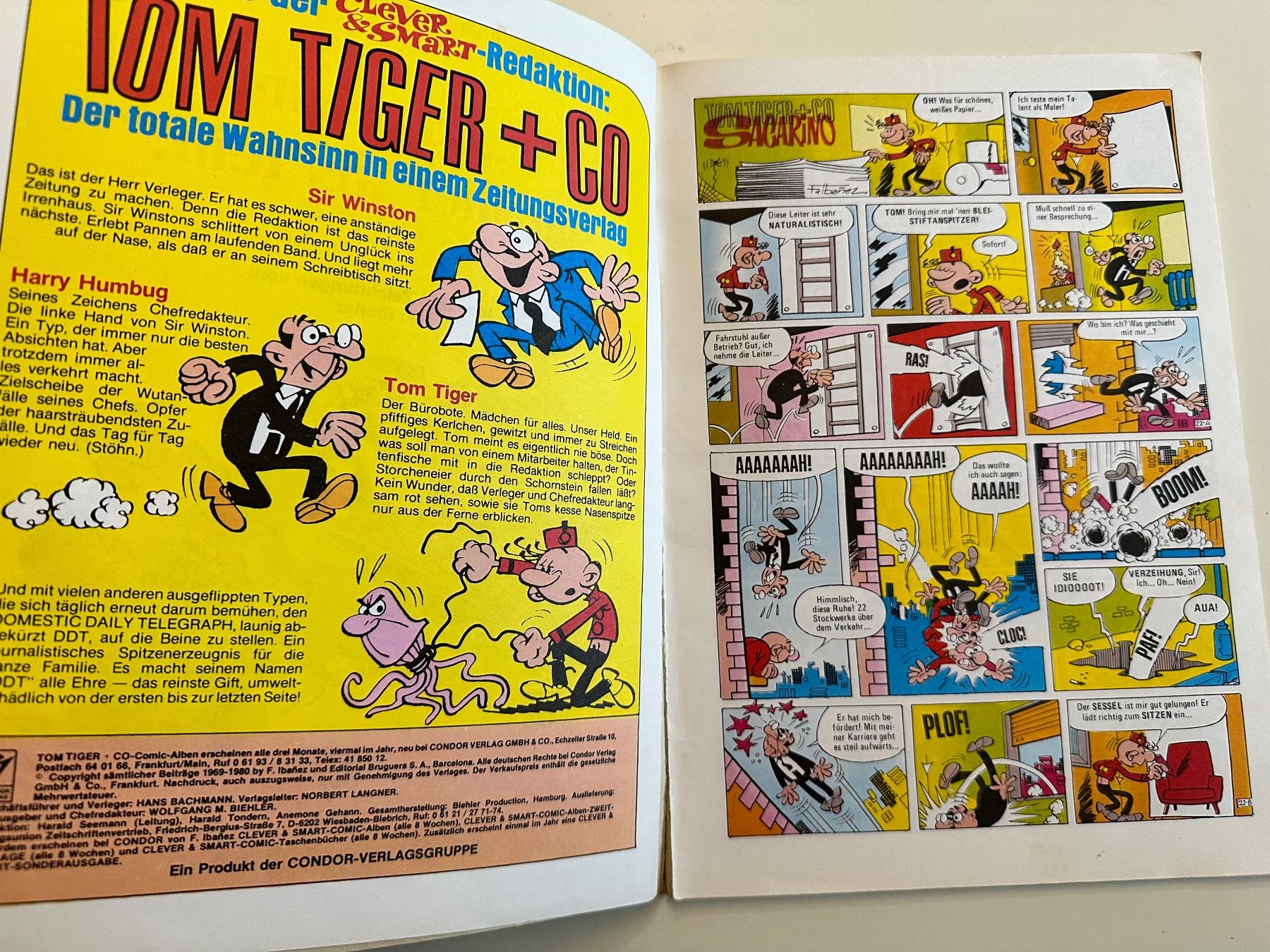 Fumetti: TOM TIGER + CO BAND 1 - CLEVER & SMART REDAKTION – Usato da Münsingen venduto da Ganjam 3