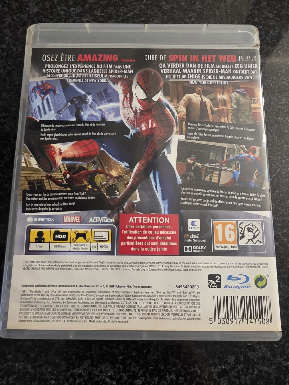 Giochi: The Amazing Spider Man 2 PS3 – Usato da Chavornay venduto da Crash37 1