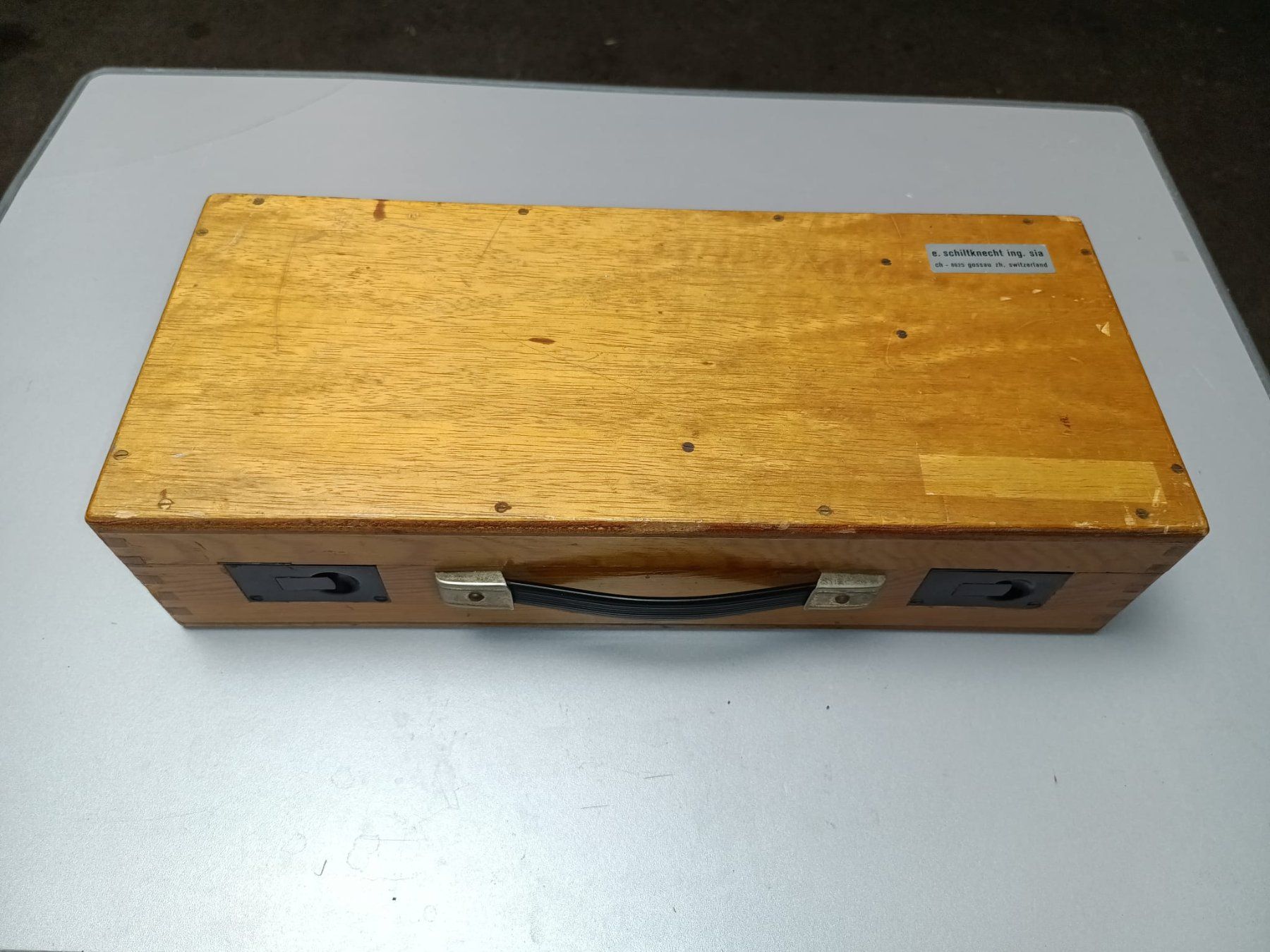 Misurare: Antikes Widerstands-Anemometer in originaler Holzbox – Usato da Jona venduto da Gamabunt 2
