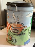 Kaffee-Blechdose mit Verschluss - incarom - 16 cm h - 11 cm