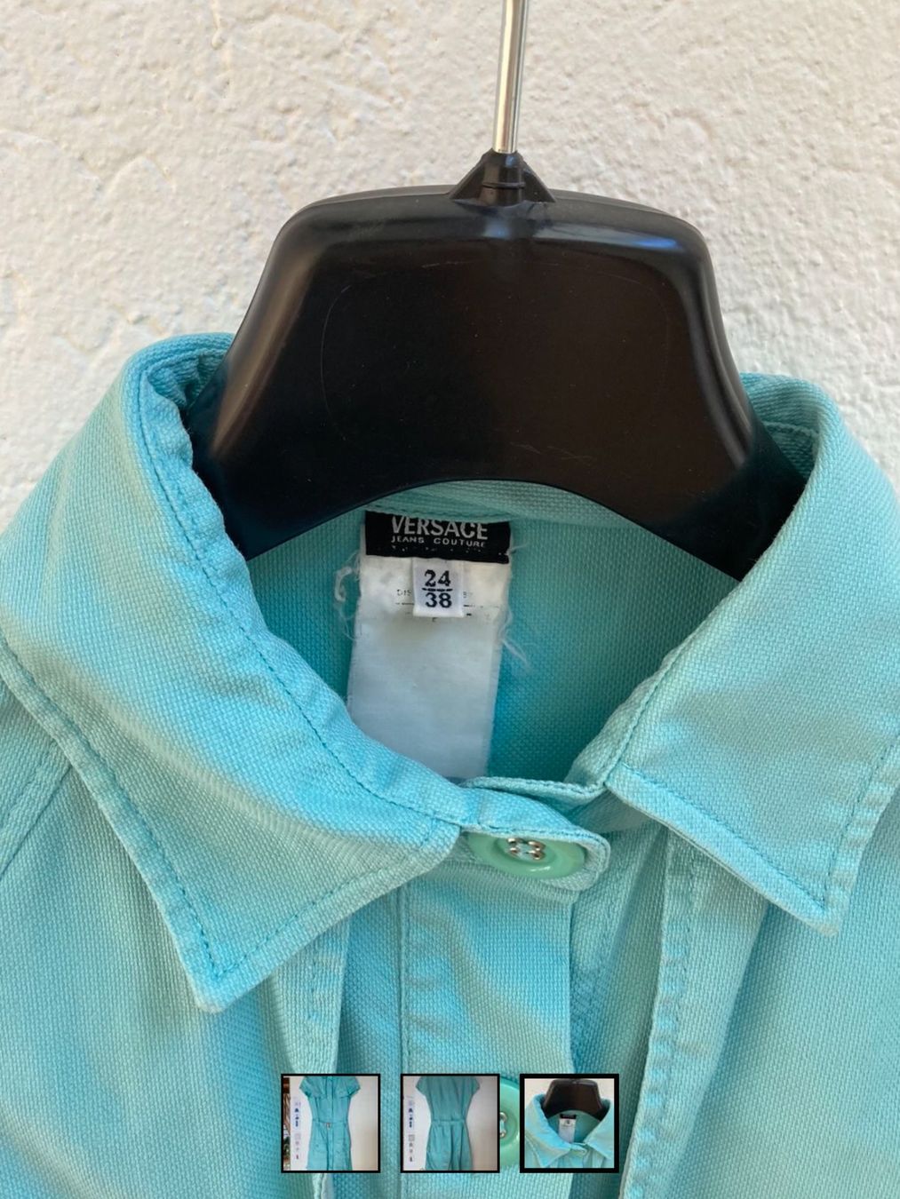 Versace Vestiti: VERSACE JEANS MINIKLEID MINT – Usato da Honau venduto da olya_i 2