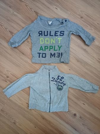 2 süsse Baby Pullover Gr. 68