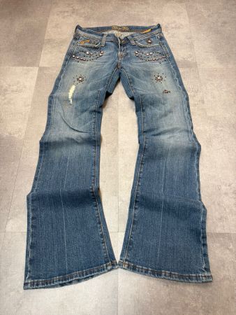 Vintage Miss Me Bootcut Flared Jeans - Grösse S/25