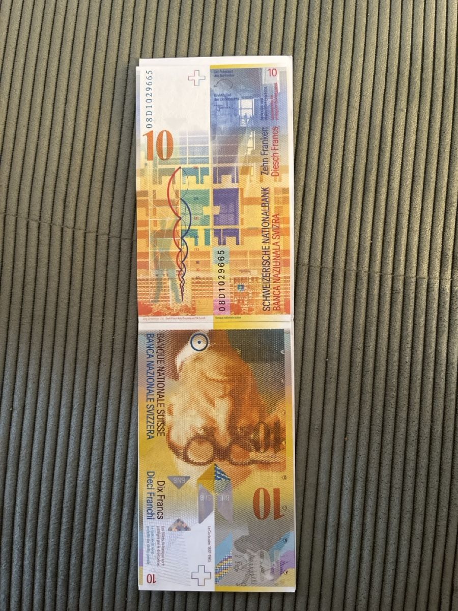 Banconote: 10x 10er Noten  – Nuovo e nell'imballaggio originale da Olten venduto da F19__ 1