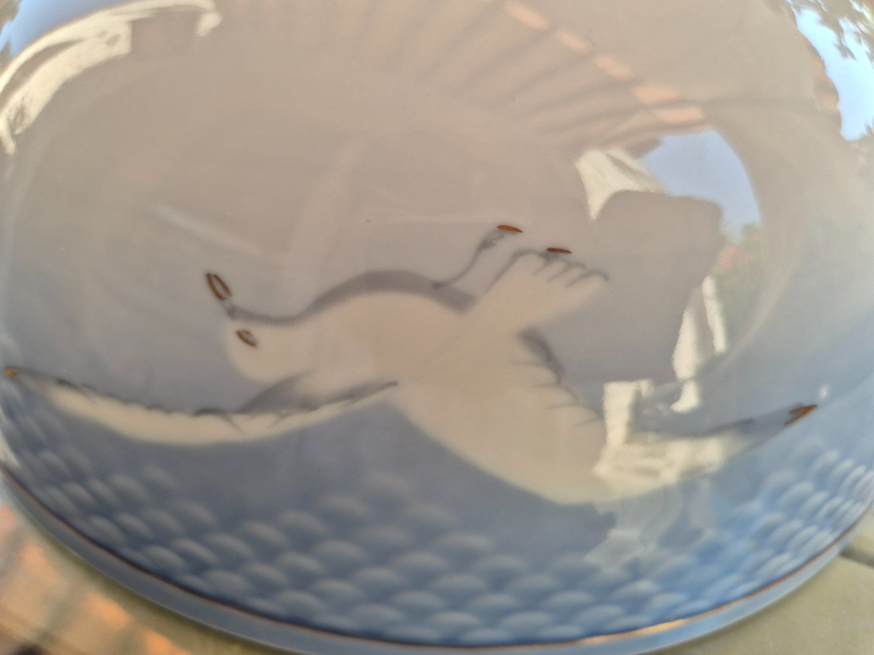 Royal Copenhagen Ciotole: Grosse Schüssel mit Möwenmotiv Bing&Grondhal – Nuovo (secondo la descrizione) da Bern venduto da aronari 5