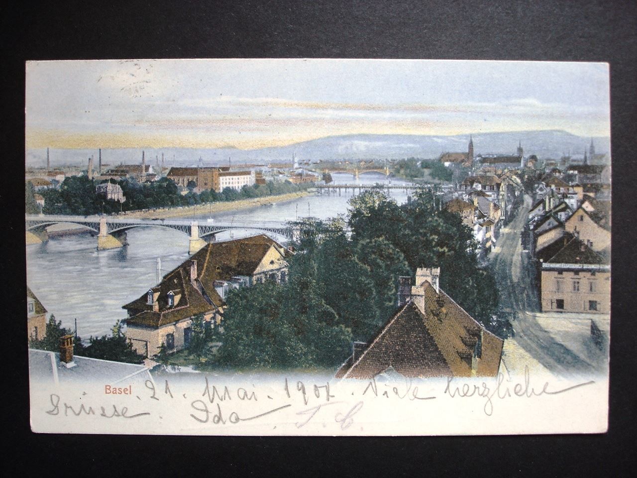 Cartoline postali: BASEL – Usato da Jona venduto da philajona