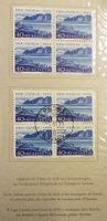 1953, Geschenkheft Pro Patria ET, im 4-Block 230.-++