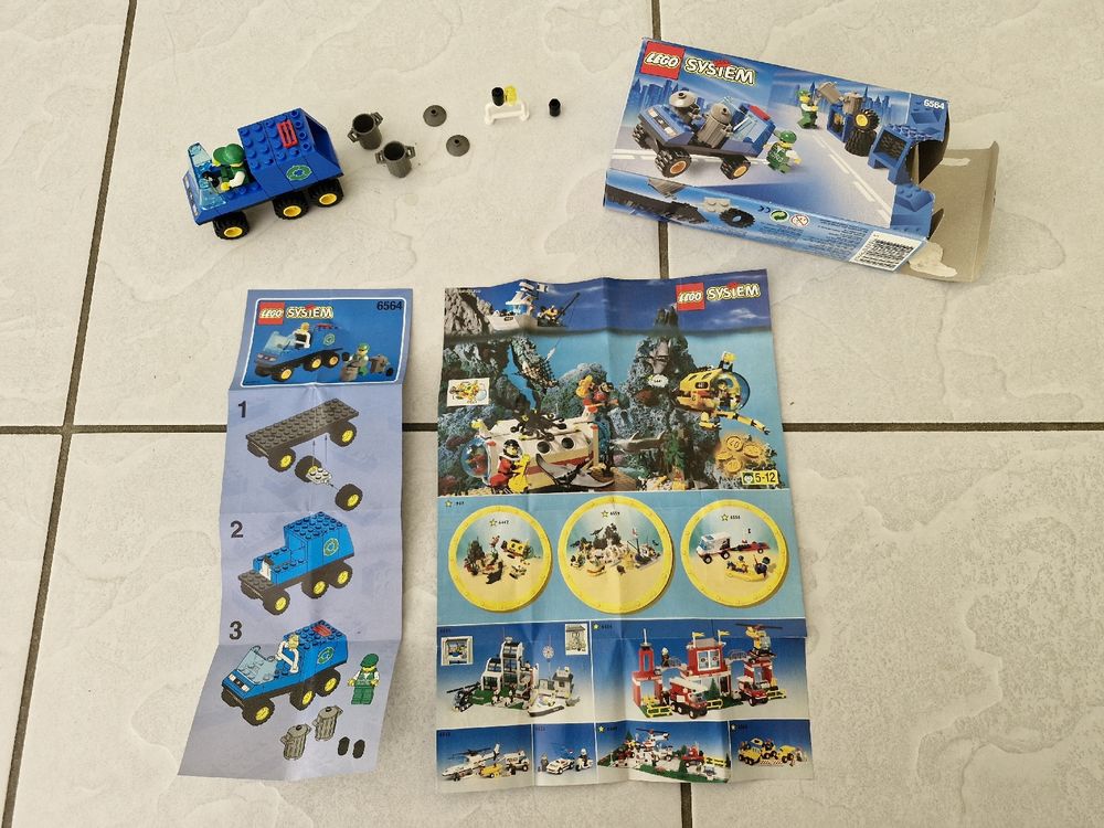 Lego Giocattoli: Lego System 6564 Recycling Truck, Vintage, Komplett! – Usato da Frauenfeld venduto da Kasico 4