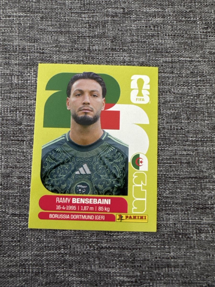 Panini Carte collezionabili: Panini WM 2026 - ALG 3 - Ramy Bensebaini – Nuovo e nell'imballaggio originale da Fribourg venduto da wor_lp9t