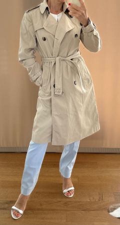Trenchcoat Mango Gr. 34 beige Baumwolle