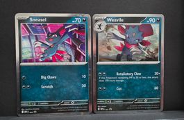 Pokémon Sneasel & Weavile Promo Phantasmal Flames🇱🇷