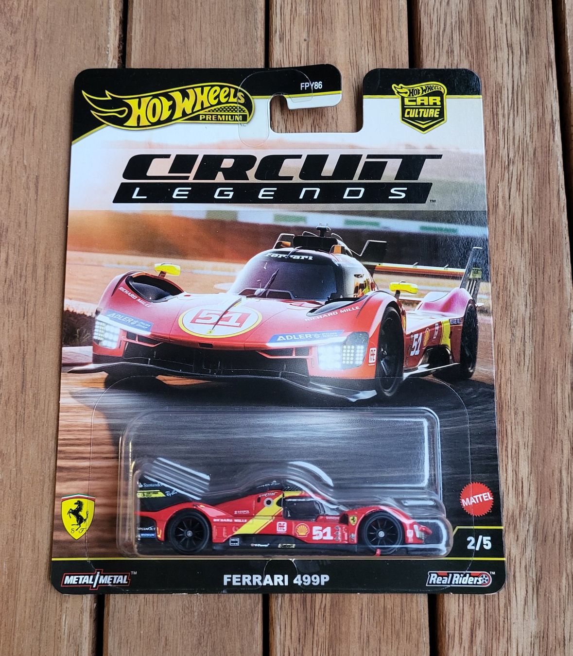 Hot Wheels Modellini d'auto: Hot Wheels Ferrari 499P Circuit Legends Premium – Nuovo e nell'imballaggio originale da Zürich venduto da MDC0