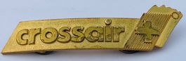 Crossair Uniform -Abzeichen /Pin, goldfarbig, Rarität, top