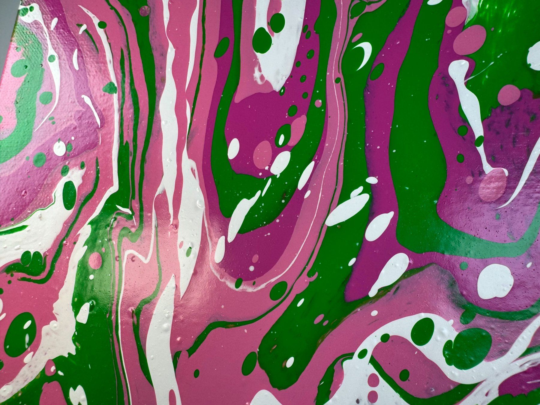 Dipinti: Acryl-Flüssigmalerei, quadratisch – Usato da Schlieren venduto da MayaSheng1983 1