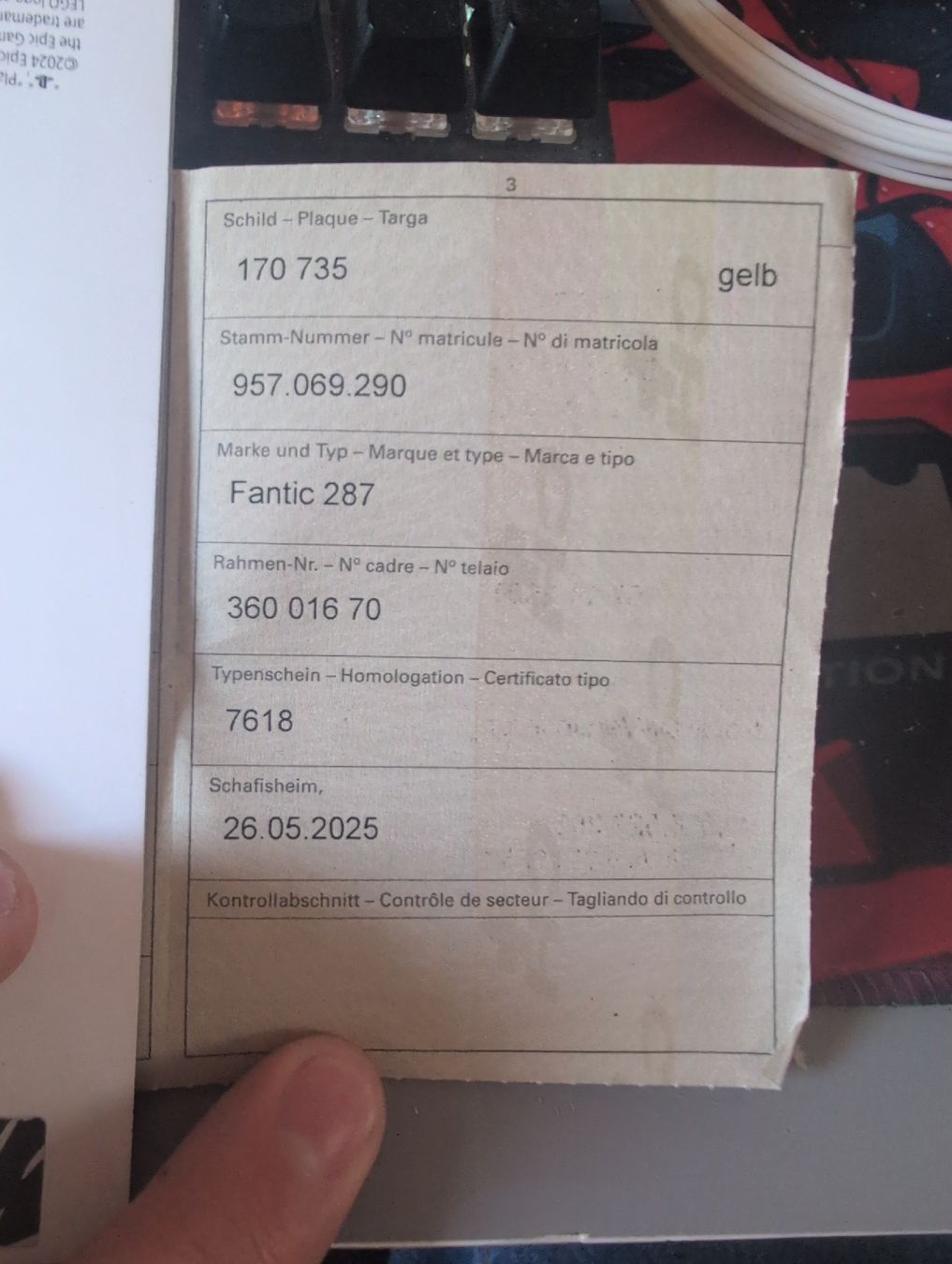 Fantic Ciclomotori: Fantic 287 Mofa  ab 1Fr mit Ausweiss  – Usato da Küttigen venduto da TimDubi 8