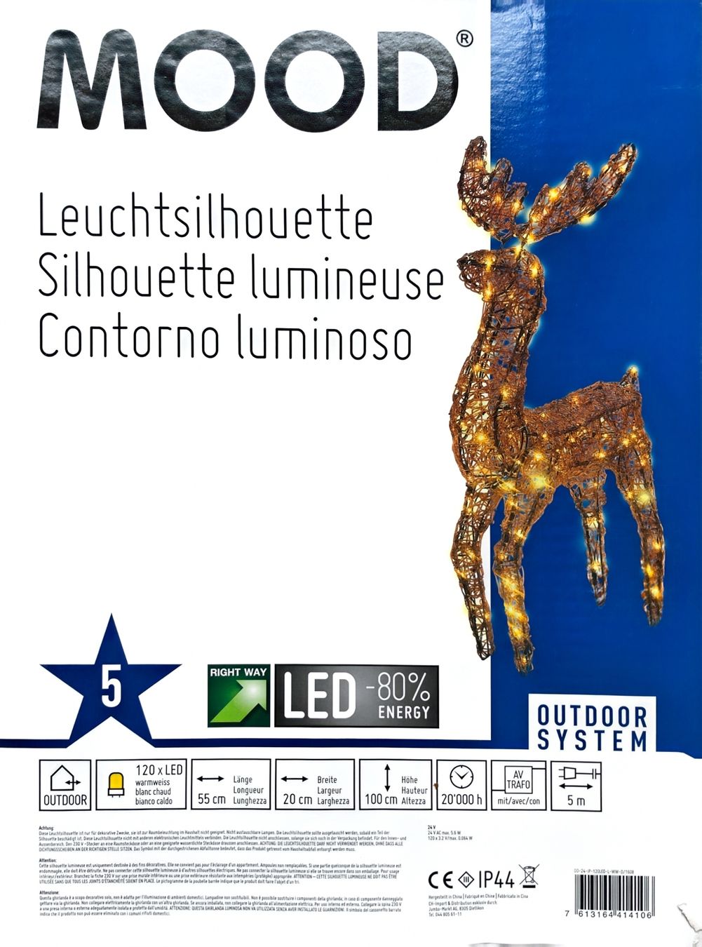 Mood Lampen: Silhouette Lumineuse. – Gebraucht aus Bevaix von Nounoursch