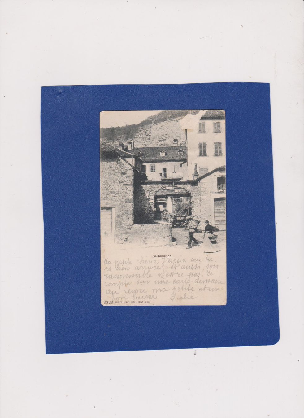 Cartes postales: Carte postale ancienne St-Maurice Valais – D'occasion à Bex par Canouille