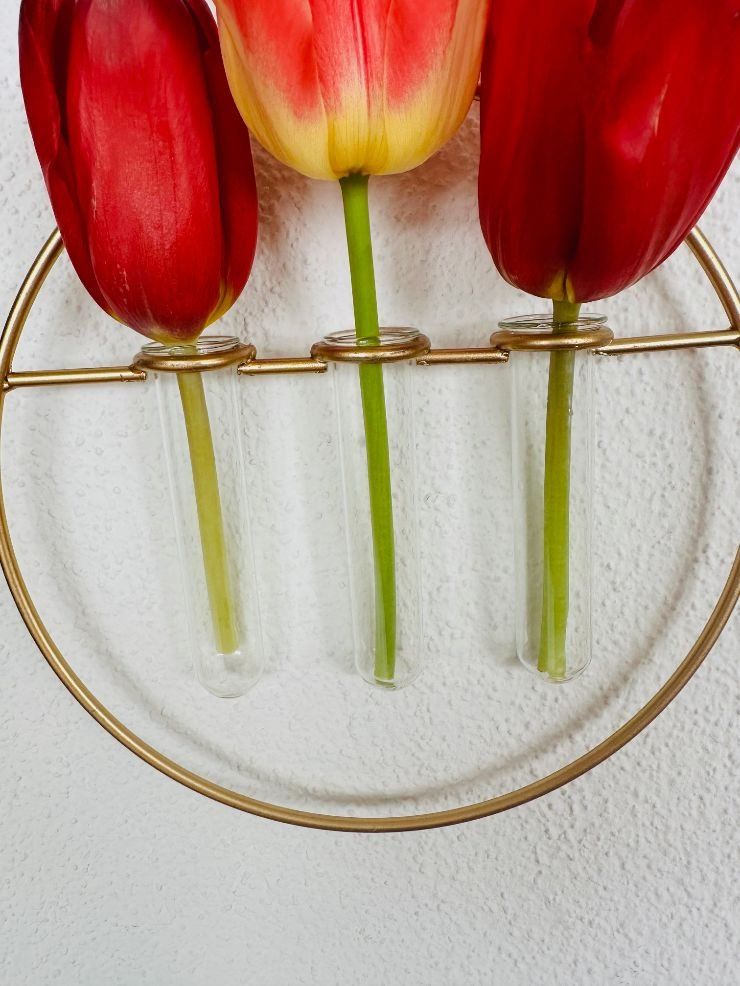 Tutte le decorazioni: Reifenkranz mit 3 Glasvasen – Usato da Fällanden venduto da LetiRobi 1