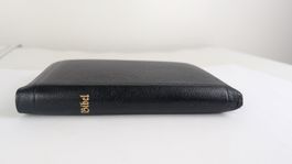 Stuttgarter Taschenbibel (1964) – Echtleder mit Reißverschl.