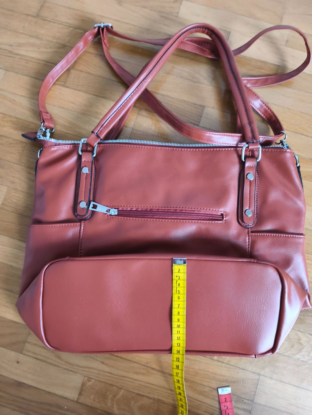 Borse da donna: Damen Tasche Umhängetasche Rostfarben – Usato da Uster venduto da zebralino 2