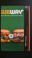 2 für 1 Gutschein Subway Restaurant