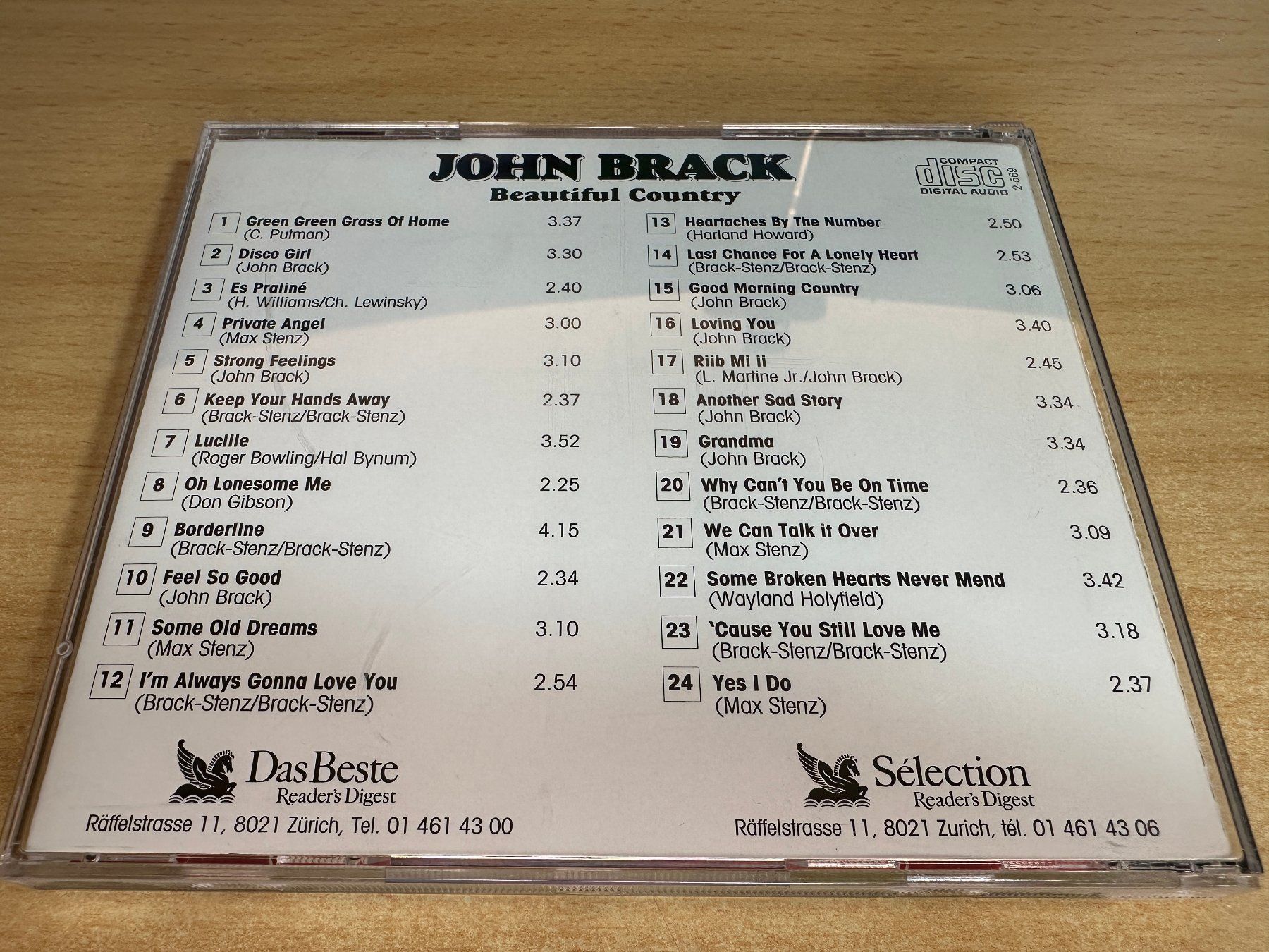 CD: G7 John Brack – Beautiful Country – Usato da Rikon im Tösstal venduto da Alpenmutz 1