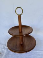 Étagère vintage teck Présentoir scandinave teck