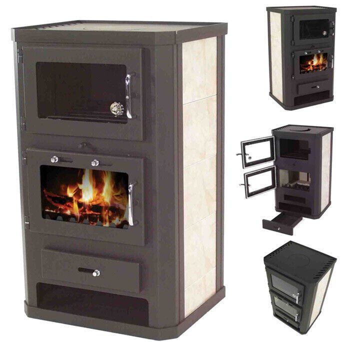 Cheminée: 56312 - Kaminofen 10kW Backfach + Herdplatte EEK A – Neu und originalverpackt aus Wallenwil von toesstal-vertrieb 2