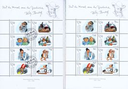 Liechtenstein, Lot mit 4 Kleinbogen 2006-2008