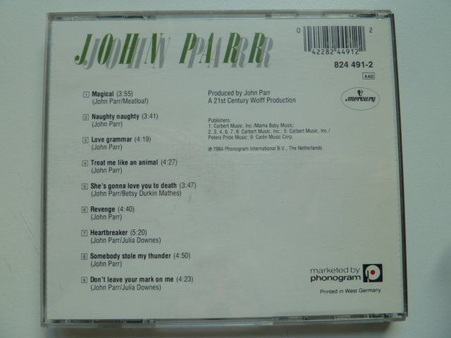 CD: John Parr - same (1984, vergriffen) – Usato da Au ZH venduto da sikoku 2