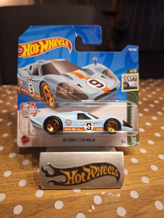 Hot Wheels Retro Racers 2022 67 Ford GT40 Mk.IV 4/10 S Kaufen auf Ricardo