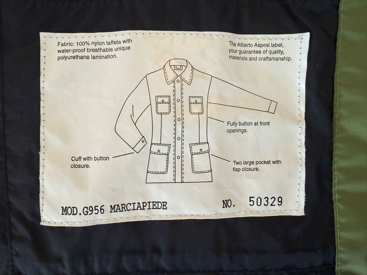 Aspesi Giacche: ASPESI Mod.G956 Jacket, M, Green – Usato da Nürensdorf venduto da sales4you 3